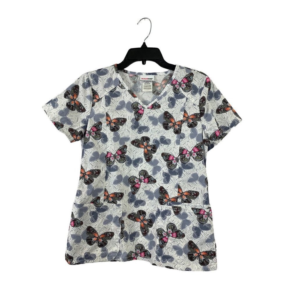 Scrubstar Women's Butterflies Scrub Top